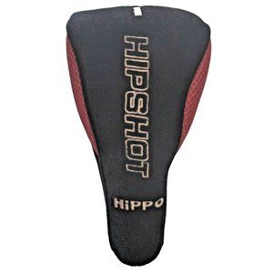 HiPPO HIPSHOT 1 Red Black Wood Headcover Zipper Embroidered Padded